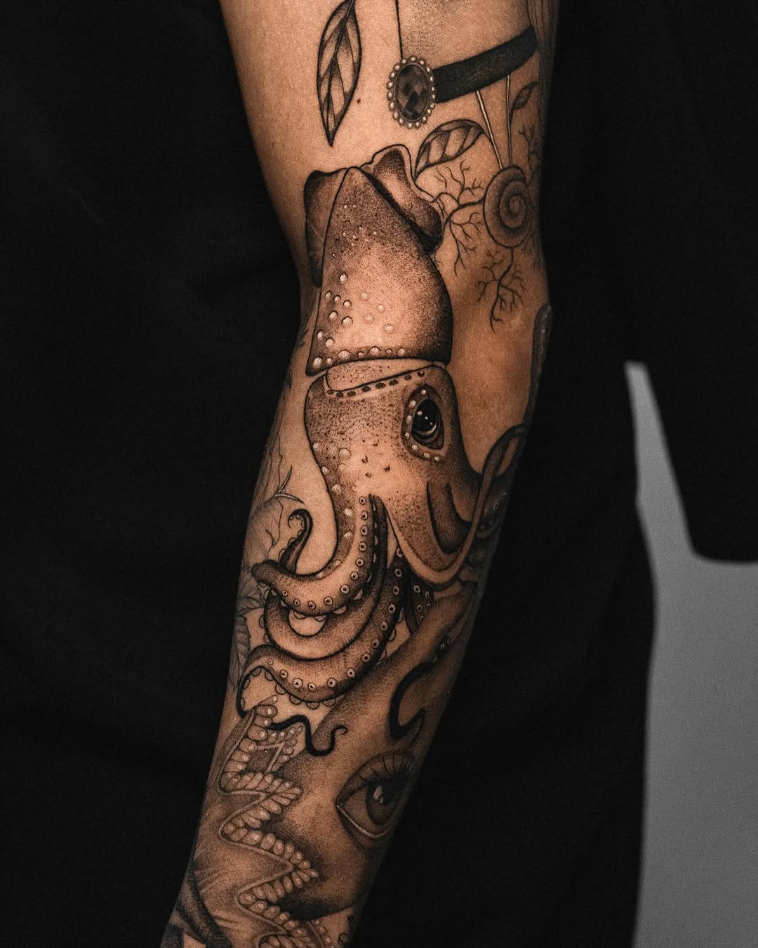 Tattoo by @bluebird.ink β realism, black_and_grey
