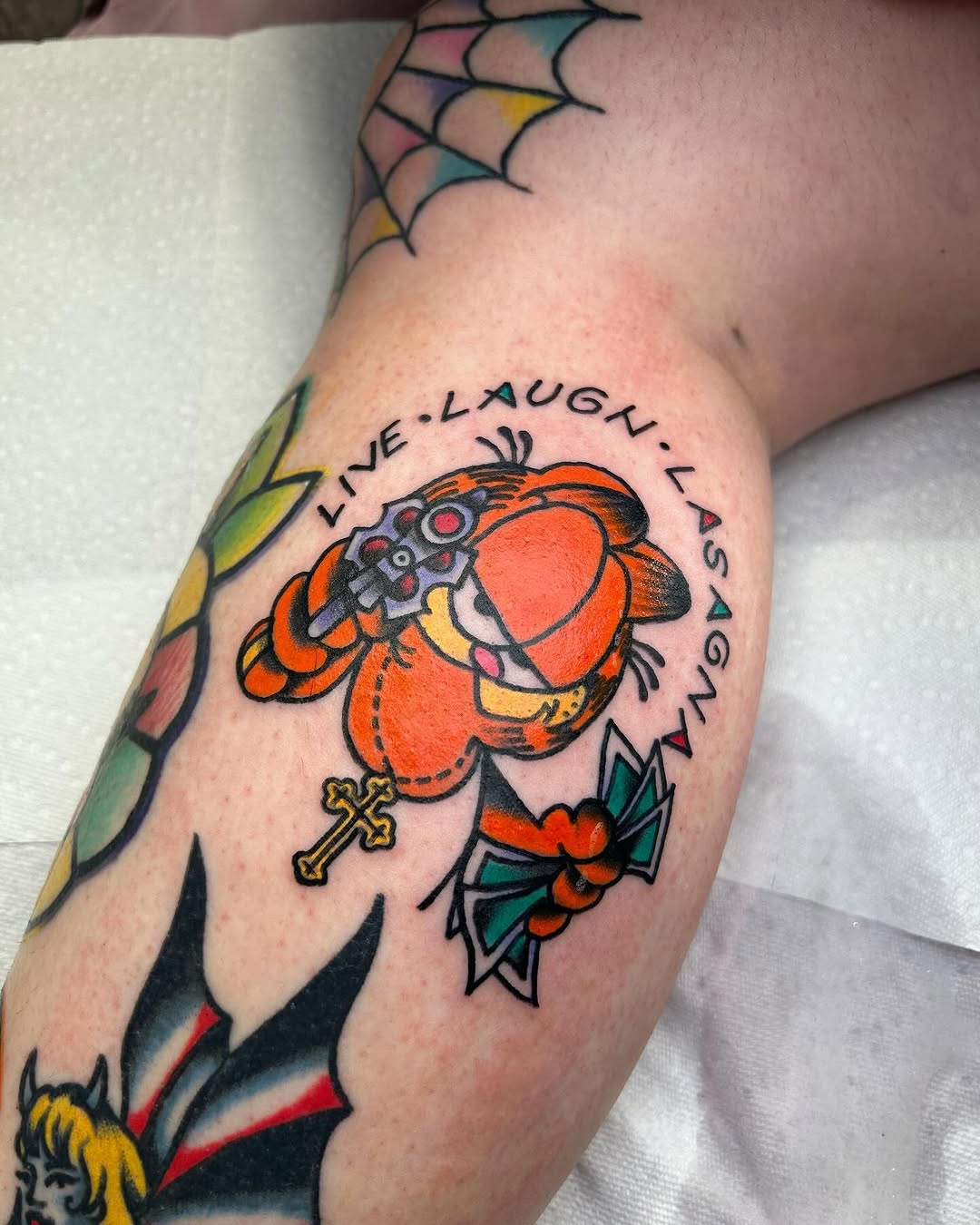 Tattoo by @nickytats — american_traditional, new_school