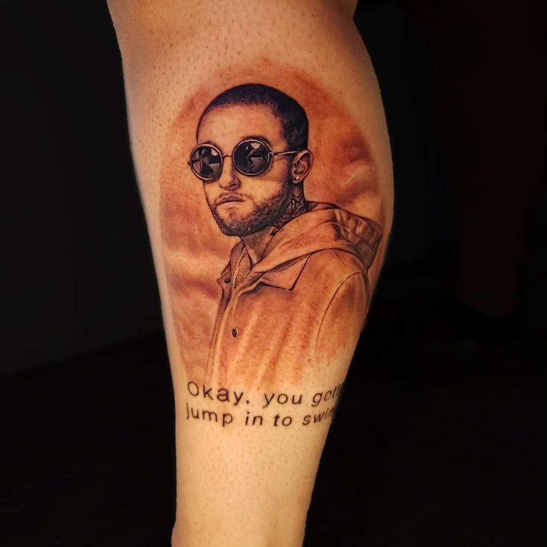 Tattoo by @erikespinozac — realism, lettering_script