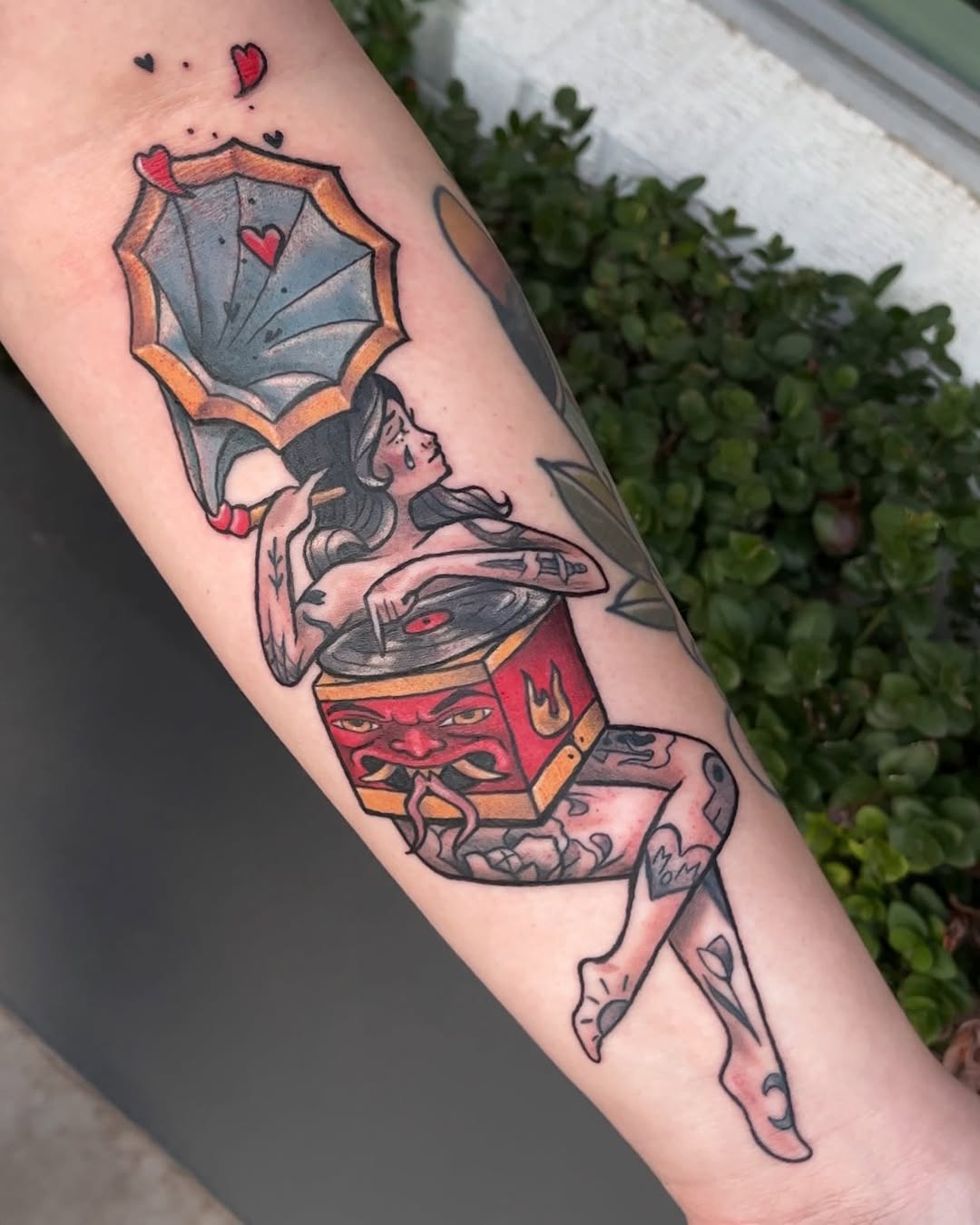 Tattoo by @mothteethart — american_traditional, neo_traditional