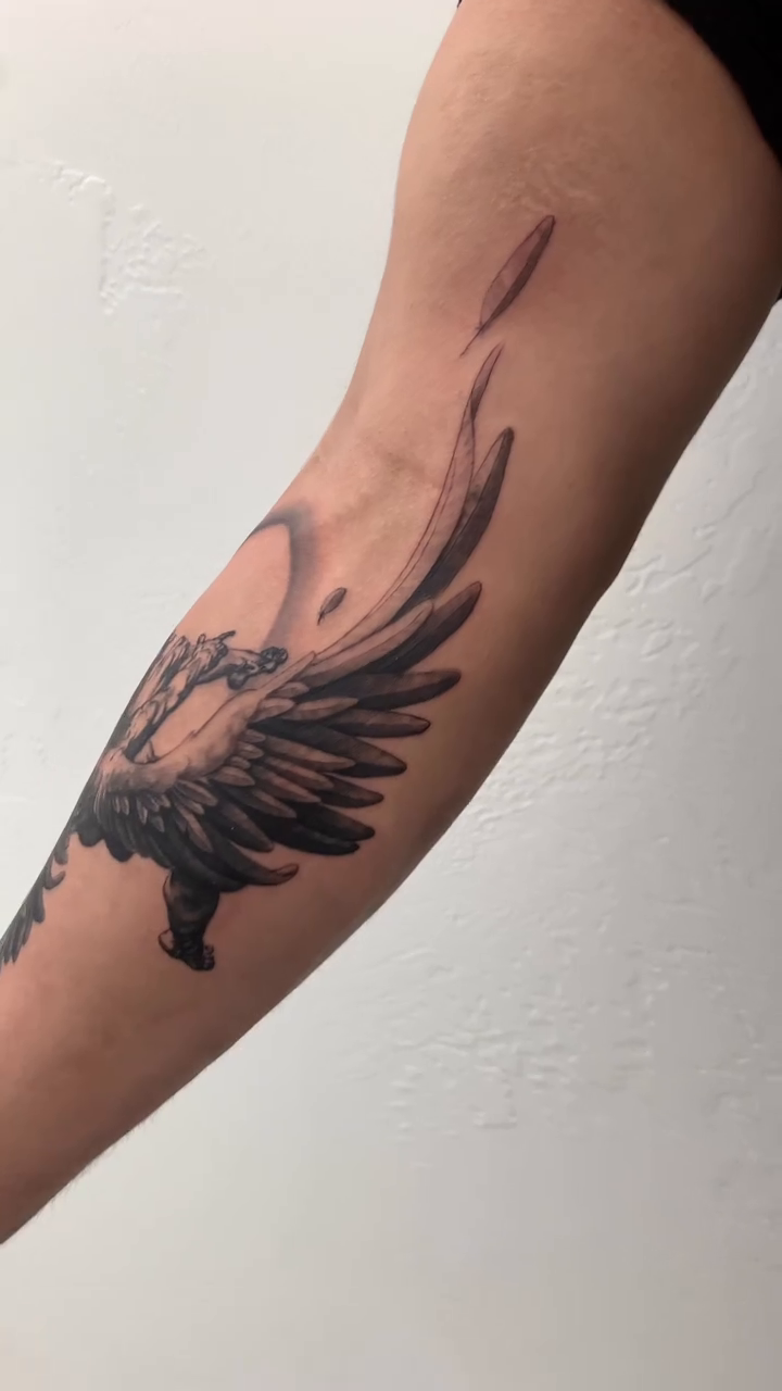 Tattoo by @winterhavenink — black_and_grey, illustrative