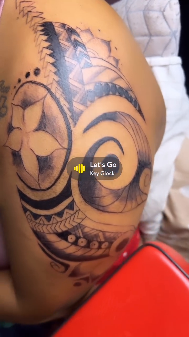 Tattoo by @tat_man_dan β tribal, geometric