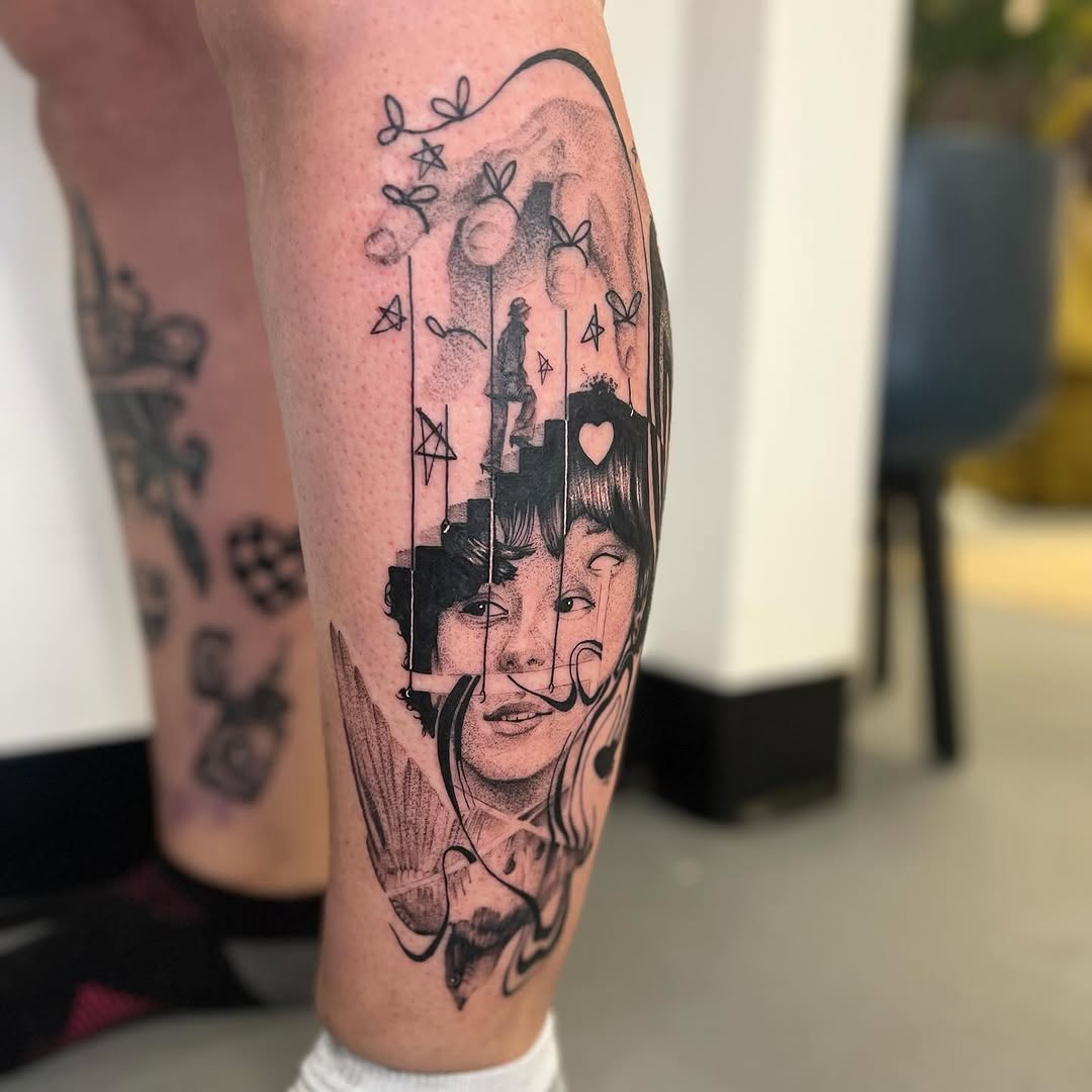 Tattoo by @smokesart — black_and_grey, realism