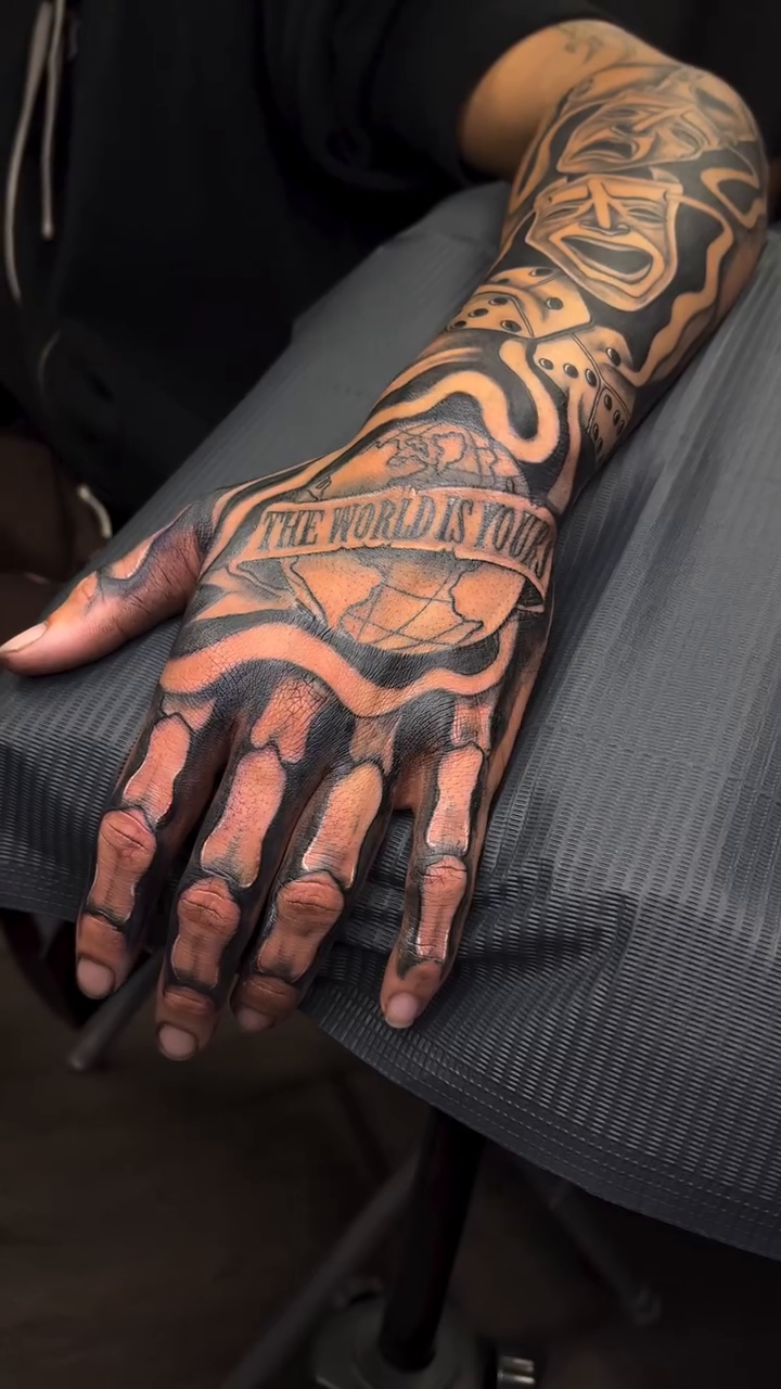 Tattoo by @jvy_den — black_and_grey, realism