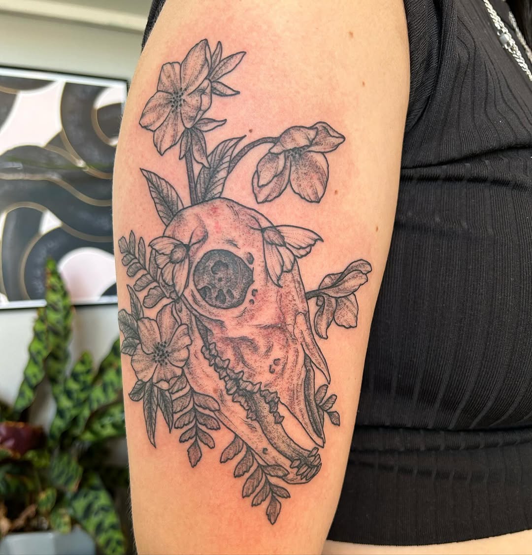 Tattoo by @inkslingingtattoo โ realism, black_and_grey