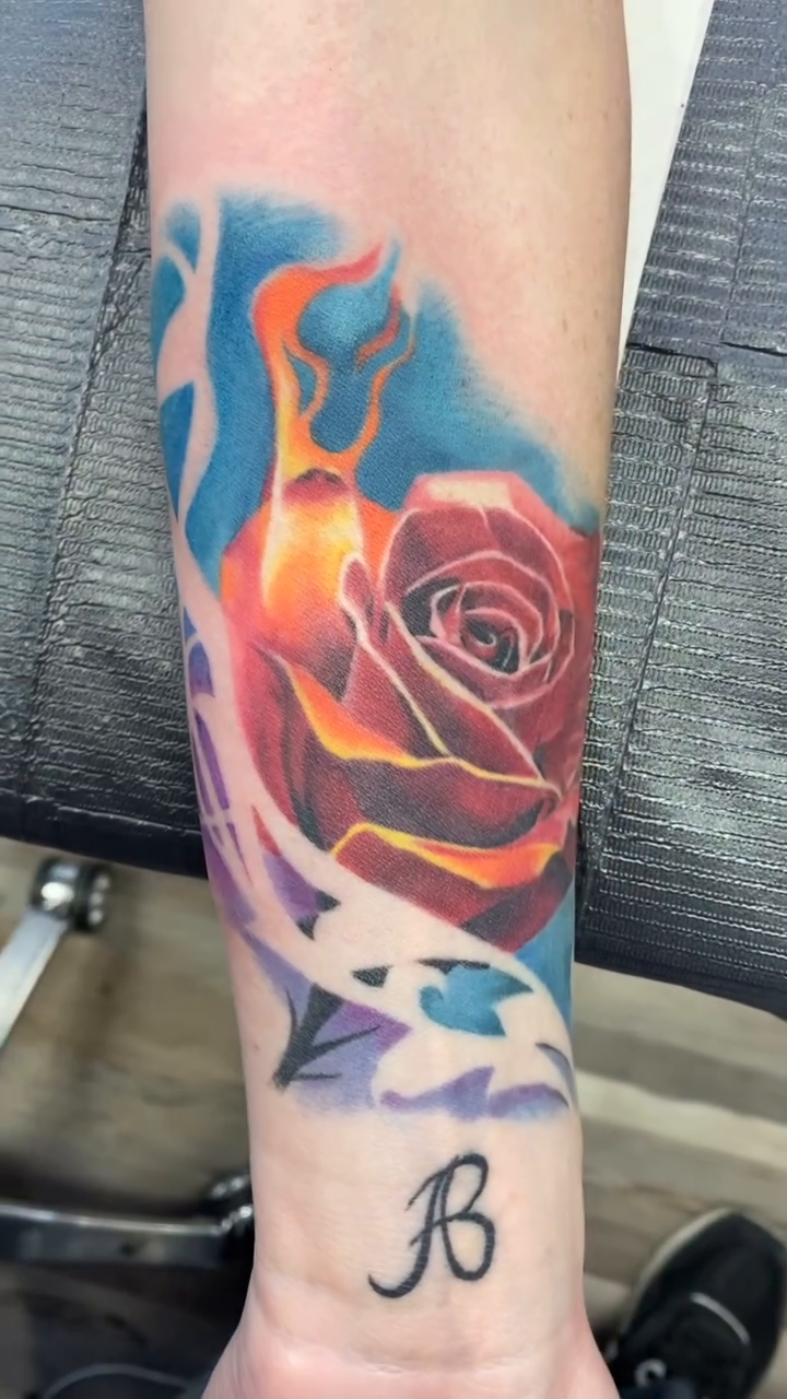 Tattoo by @midnight_club_rarijunior — neo_traditional, realism