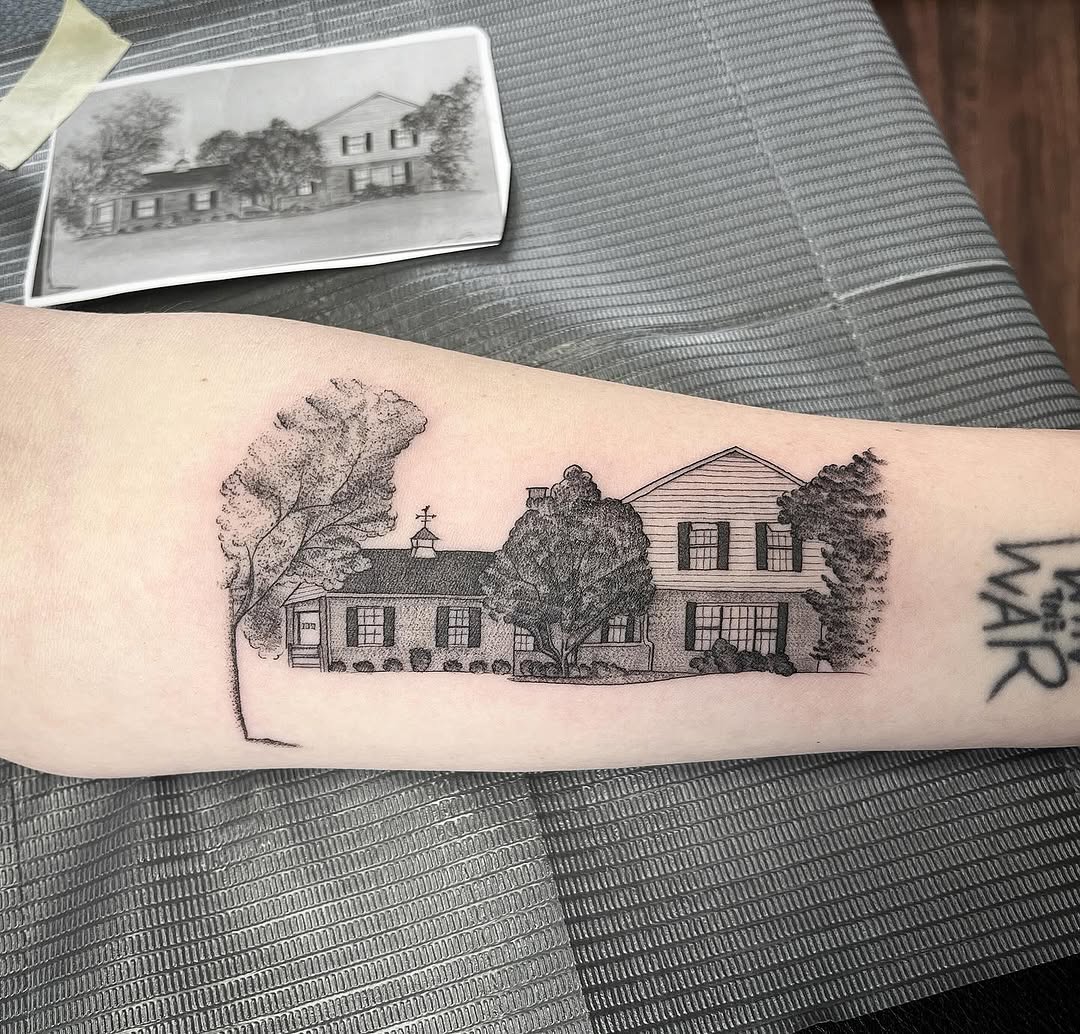 Tattoo by @kellidonegantattoos — illustrative, black_and_grey