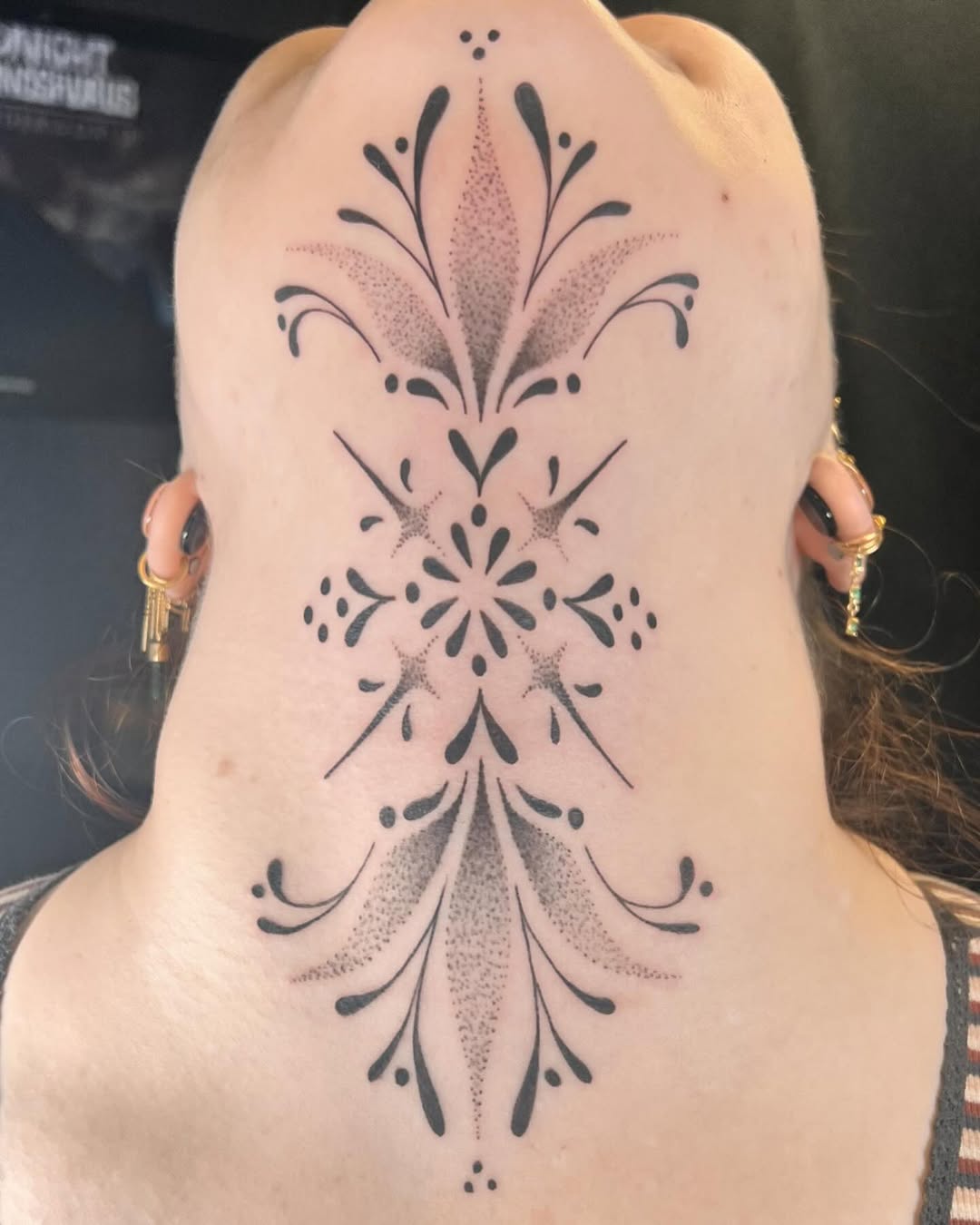 Tattoo by @kay.inkss — geometric, dotwork