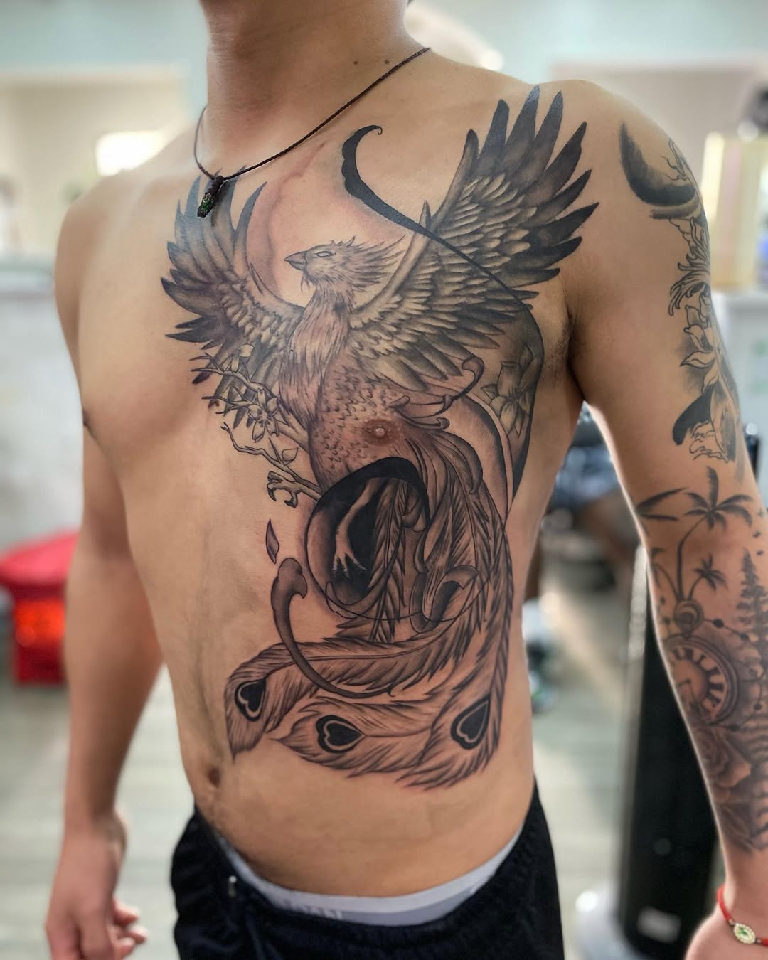 Tattoo by @jaybeetattoo — black_and_grey, realism