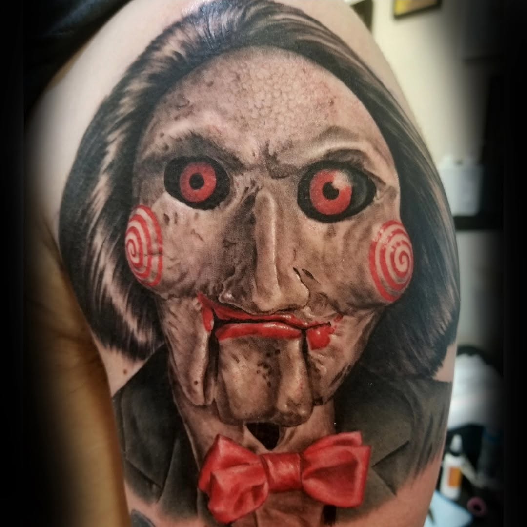Tattoo by @inkbycrab — realism, dark_realism