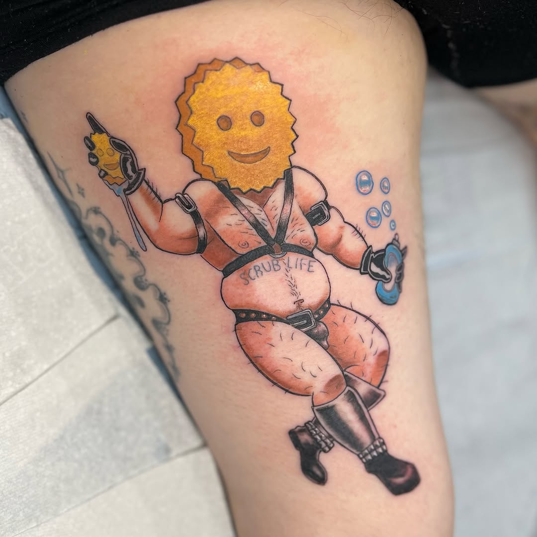 Tattoo by @alextattoosnc — illustrative, new_school