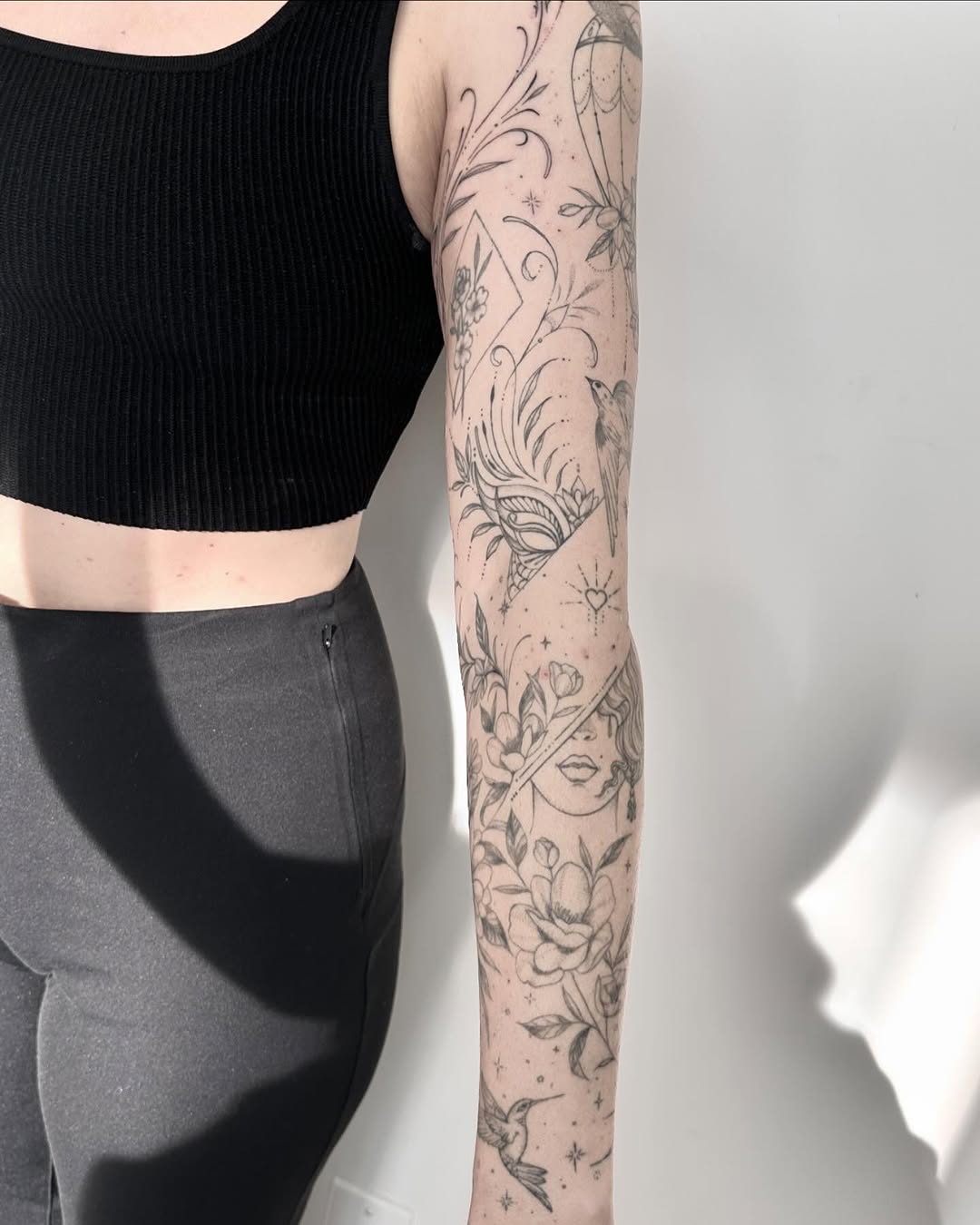 Tattoo by @yink_tattoos — fine_line, black_and_grey