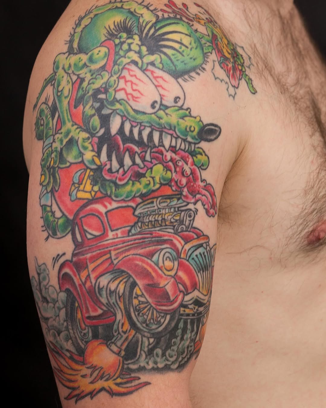 Tattoo by @matt_hodel_tattoo — new_school, trash_polka