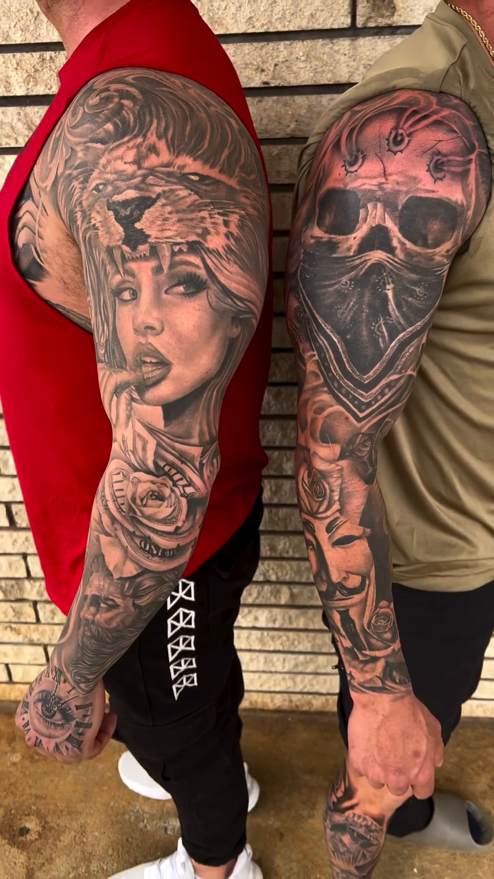Tattoo by @chriscooperink — black_and_grey, realism