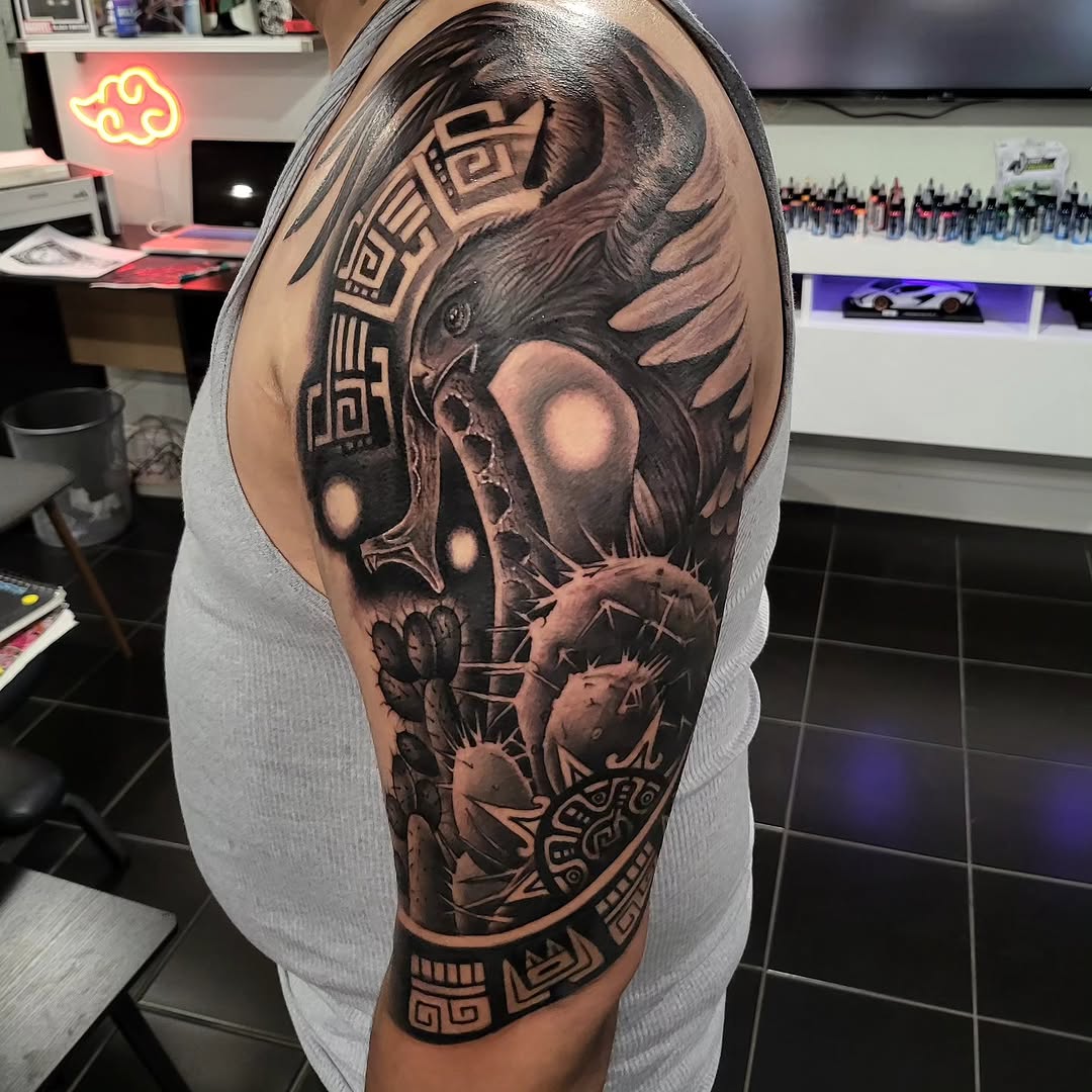 Tattoo by @eljosetattoo — black_and_grey, realism