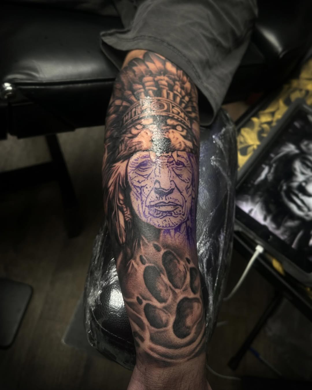 Tattoo by @cambamtattoos — realism, black_and_grey