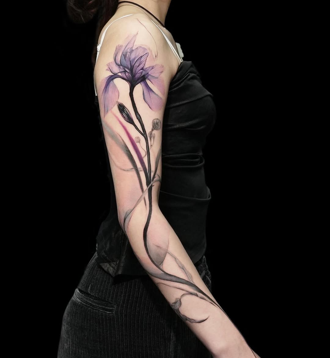 Tattoo by @rroy.ink — black_and_grey, fine_line