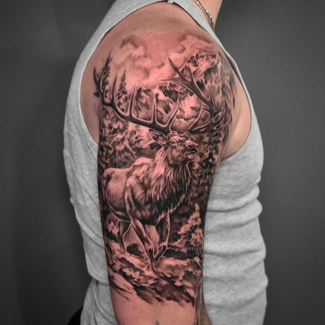 Tattoo by @dan_logan_tattoo — realism, black_and_grey