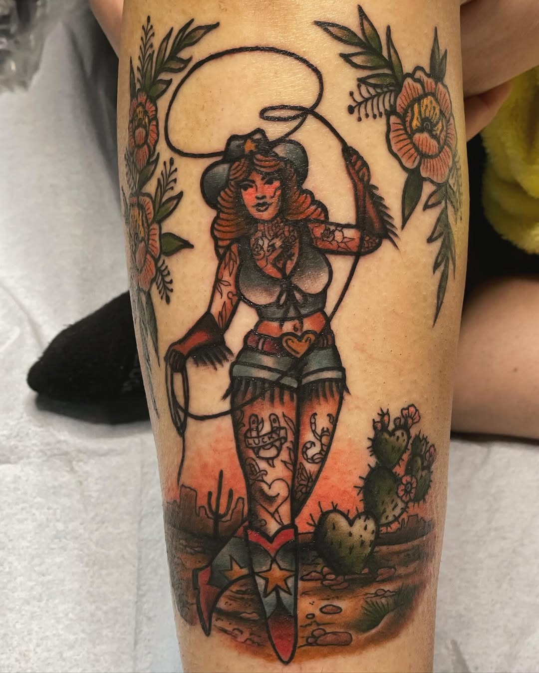 Tattoo by @shesarudemisfit — american_traditional, realism