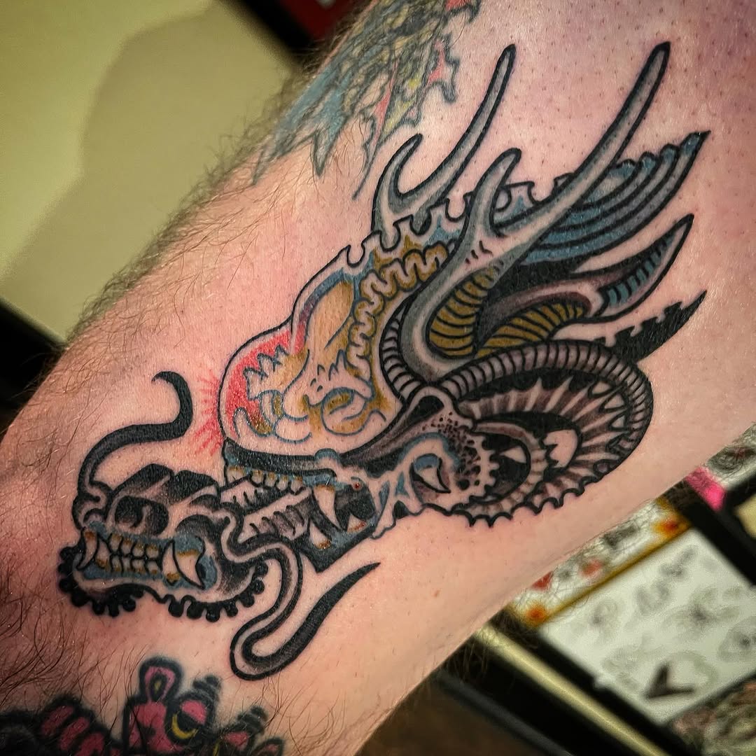 Tattoo by @wonkytiger β illustrative, neo_traditional