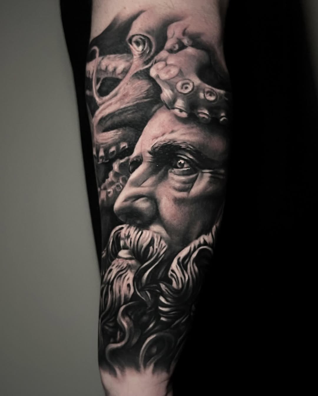 Tattoo by @mattoo33 โ realism, black_and_grey