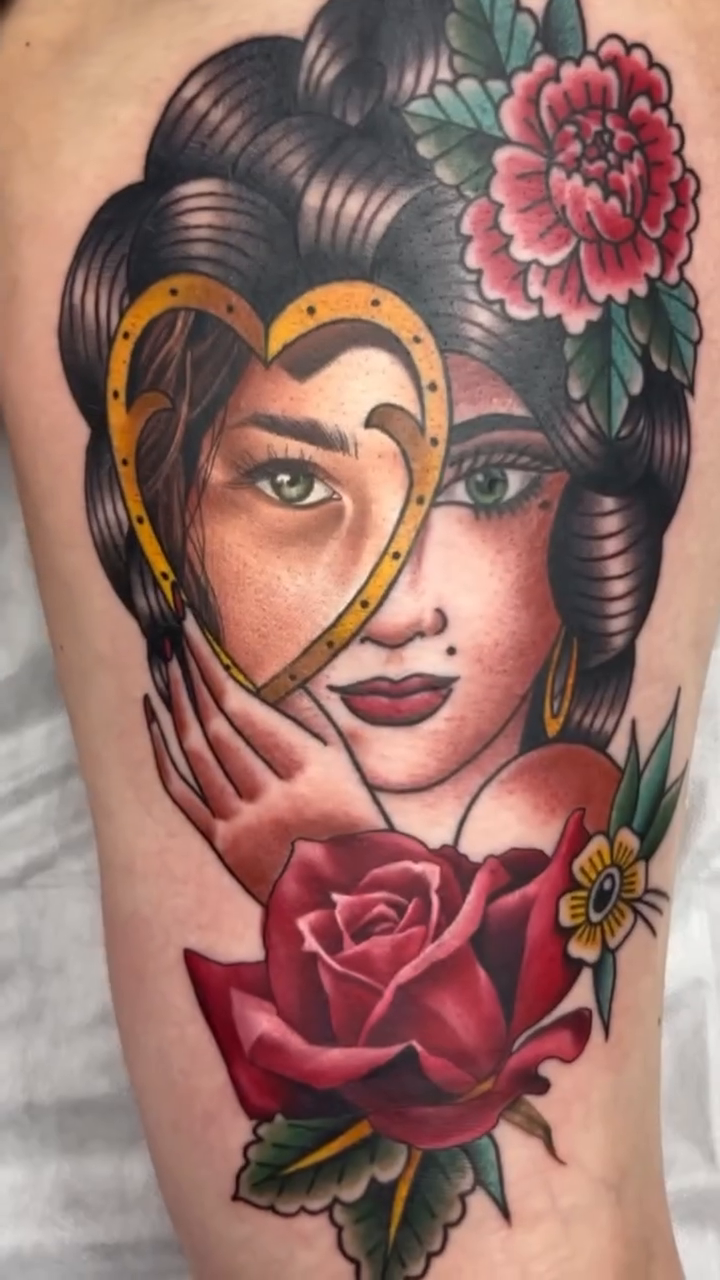 Tattoo by @downtowndb13 — neo_traditional, realism