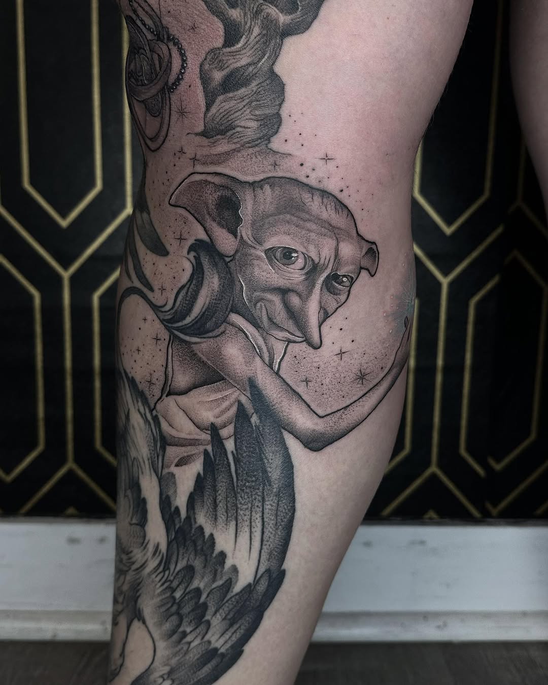 Tattoo by @bethanxvii — realism, black_and_grey