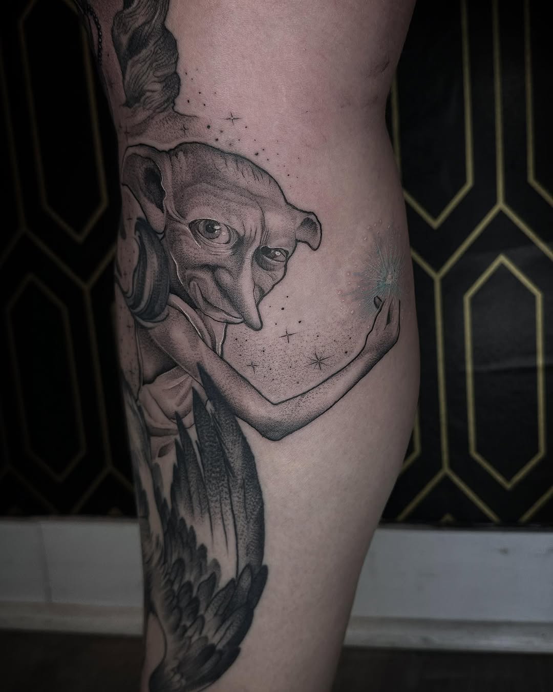 Tattoo by @bethanxvii — realism, black_and_grey