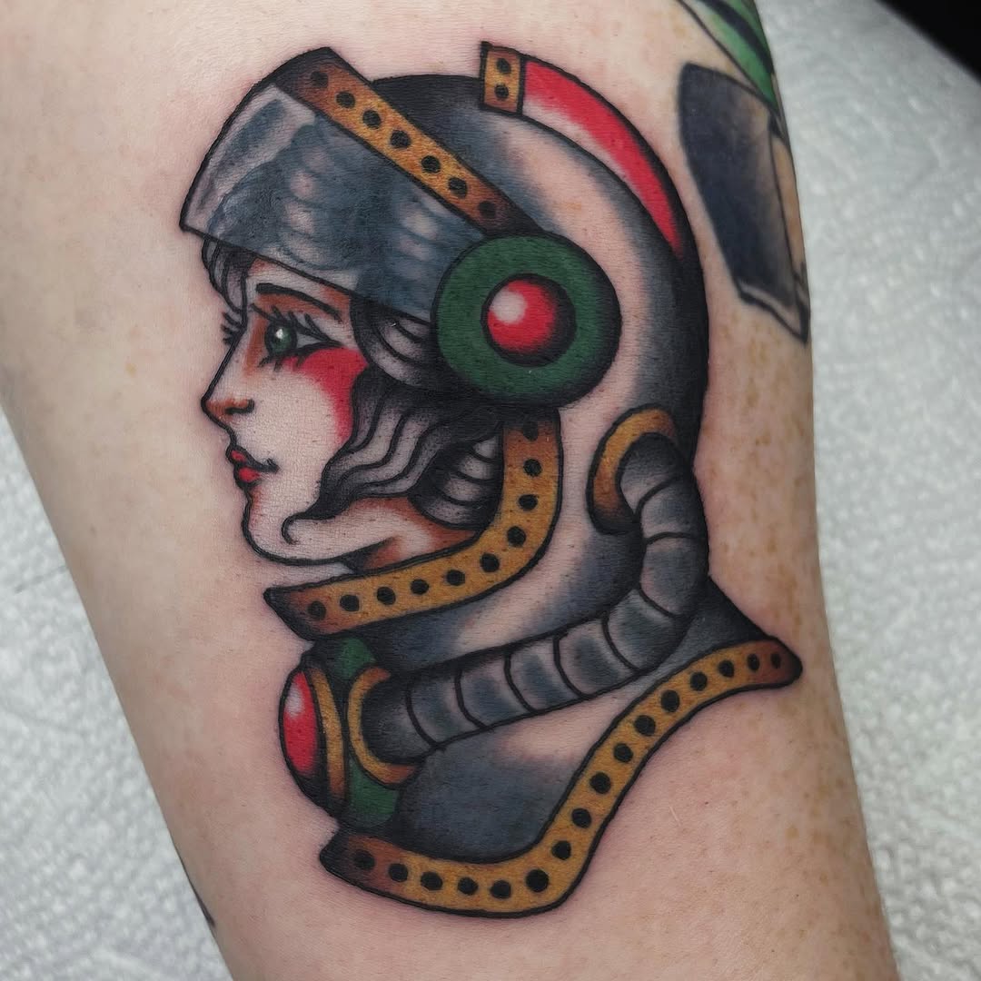 Tattoo by @dakotaharttattooart — american_traditional, neo_traditional