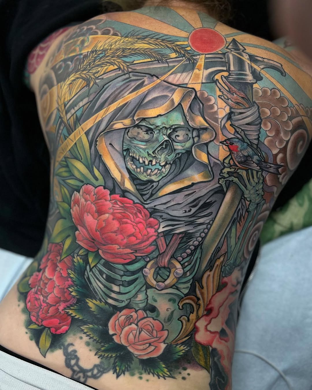 Tattoo by @fredd.chino.tattoos — japanese_irezumi, realism