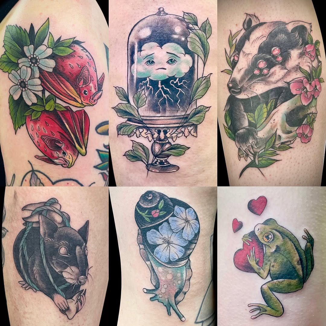 Tattoo by @ratqueentattoo — neo_traditional, dark_realism