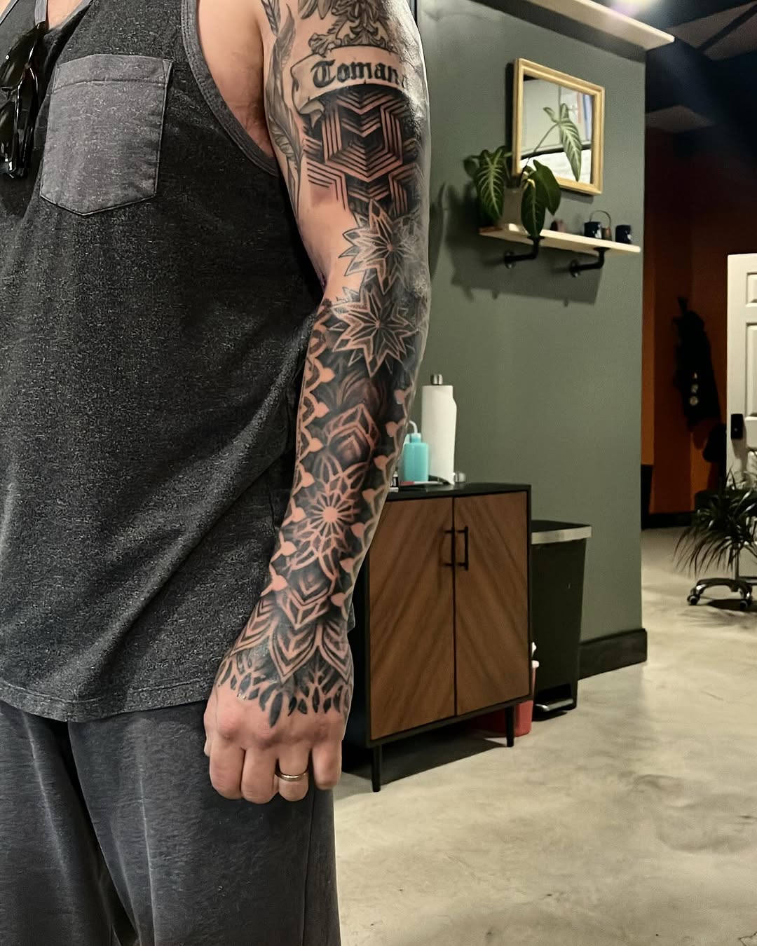 Tattoo by @kee.tattoos — geometric, ornamental
