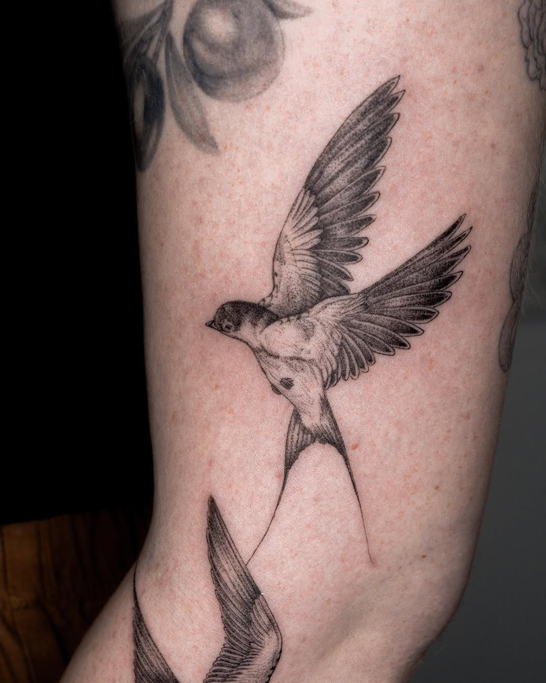 Tattoo by @emma.tattoos — realism, black_and_grey