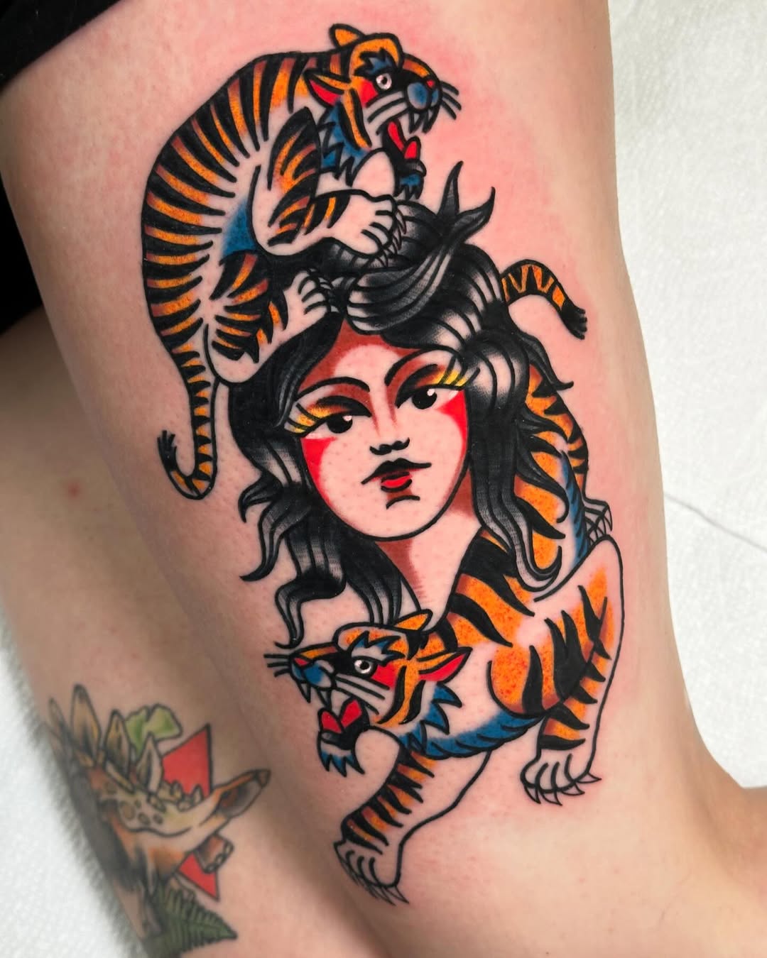 Tattoo by @spenceytattoos — american_traditional, illustrative