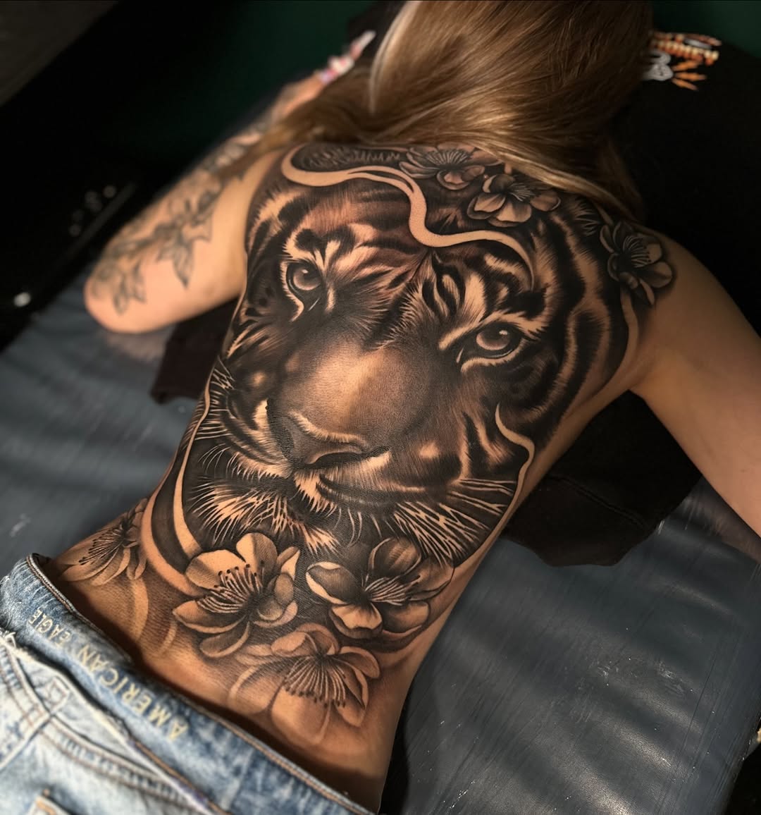 Tattoo by @winonataylortattoos β realism, black_and_grey