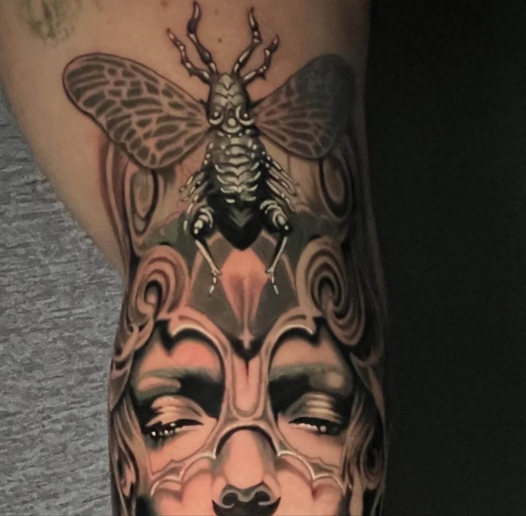 Tattoo by @borrowedparticles โ realism, dark_realism