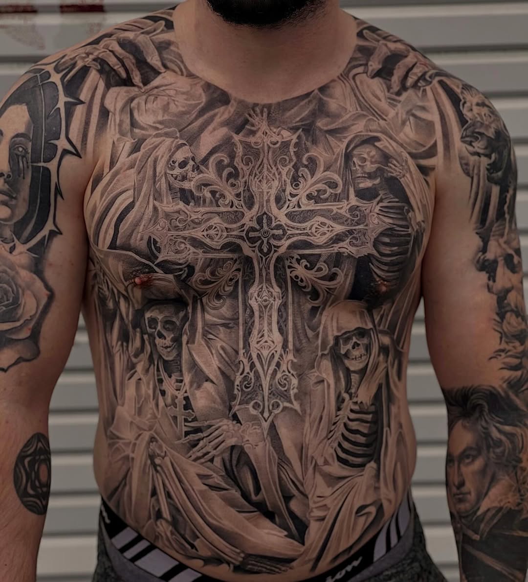 Tattoo by @lissfoxy β black_and_grey, realism