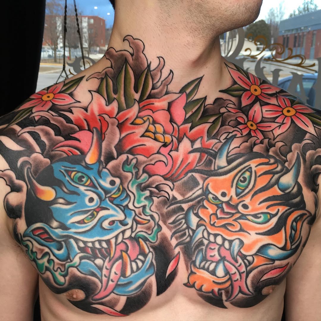 Tattoo by @marcpellantattoo — japanese_irezumi, neo_traditional