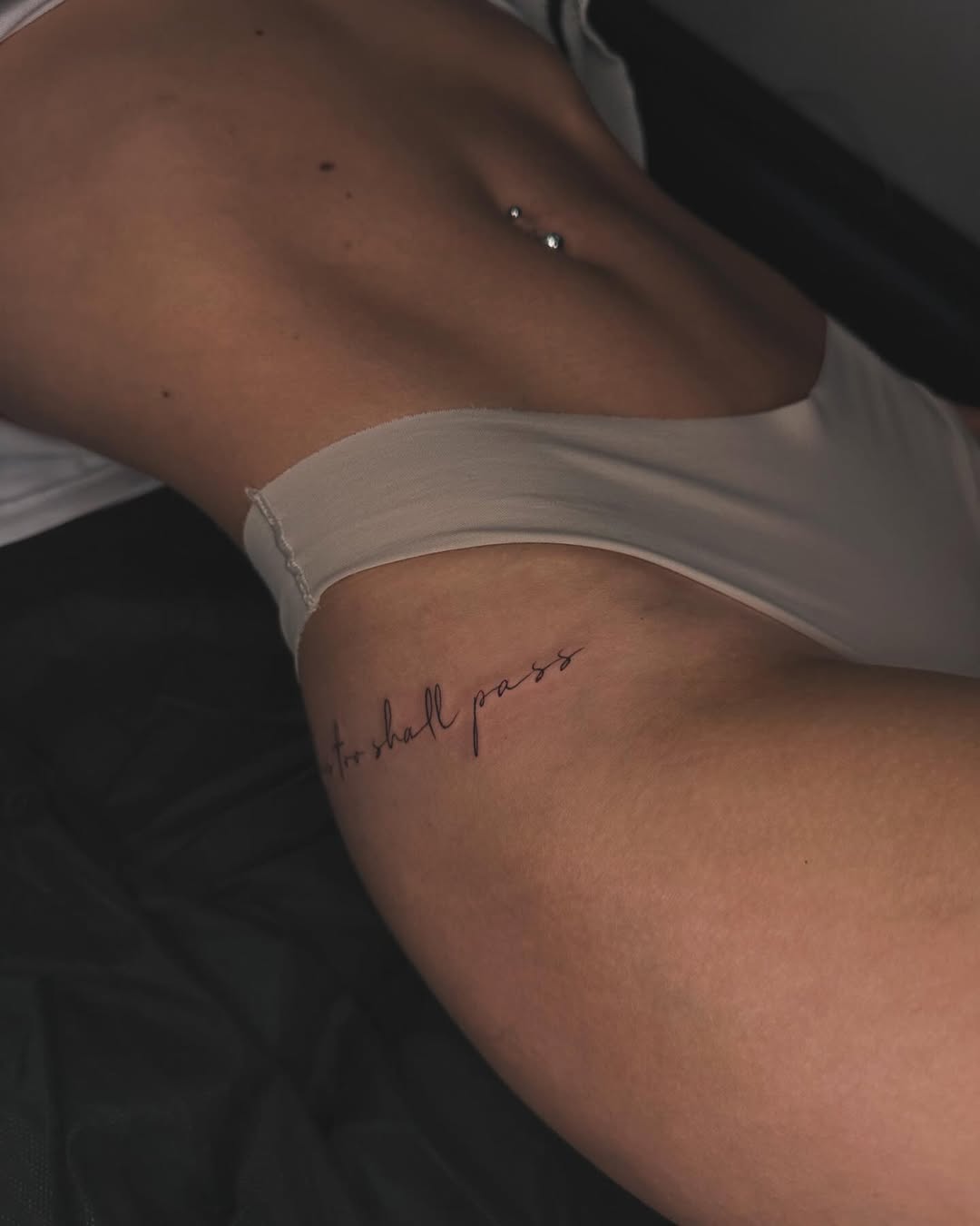 Tattoo by @artemulv — lettering_script, fine_line