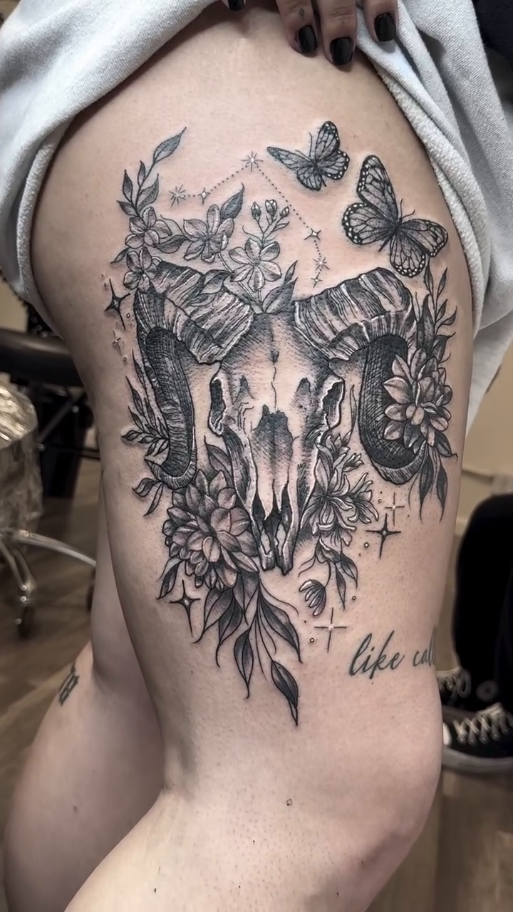 Tattoo by @jabbeytattoo — black_and_grey, realism