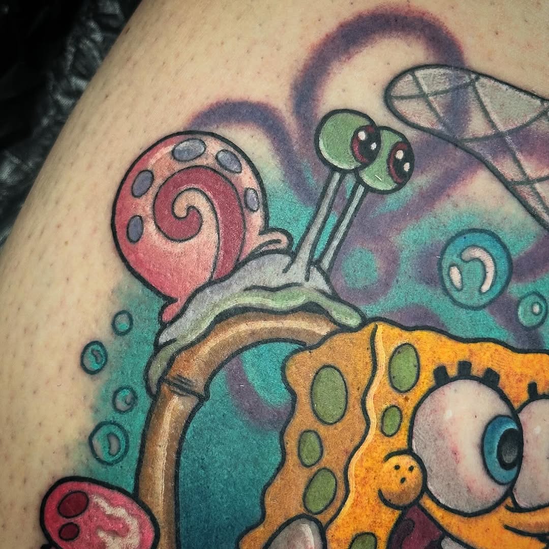 Tattoo by @aprilnicoletattoos โ new_school, anime