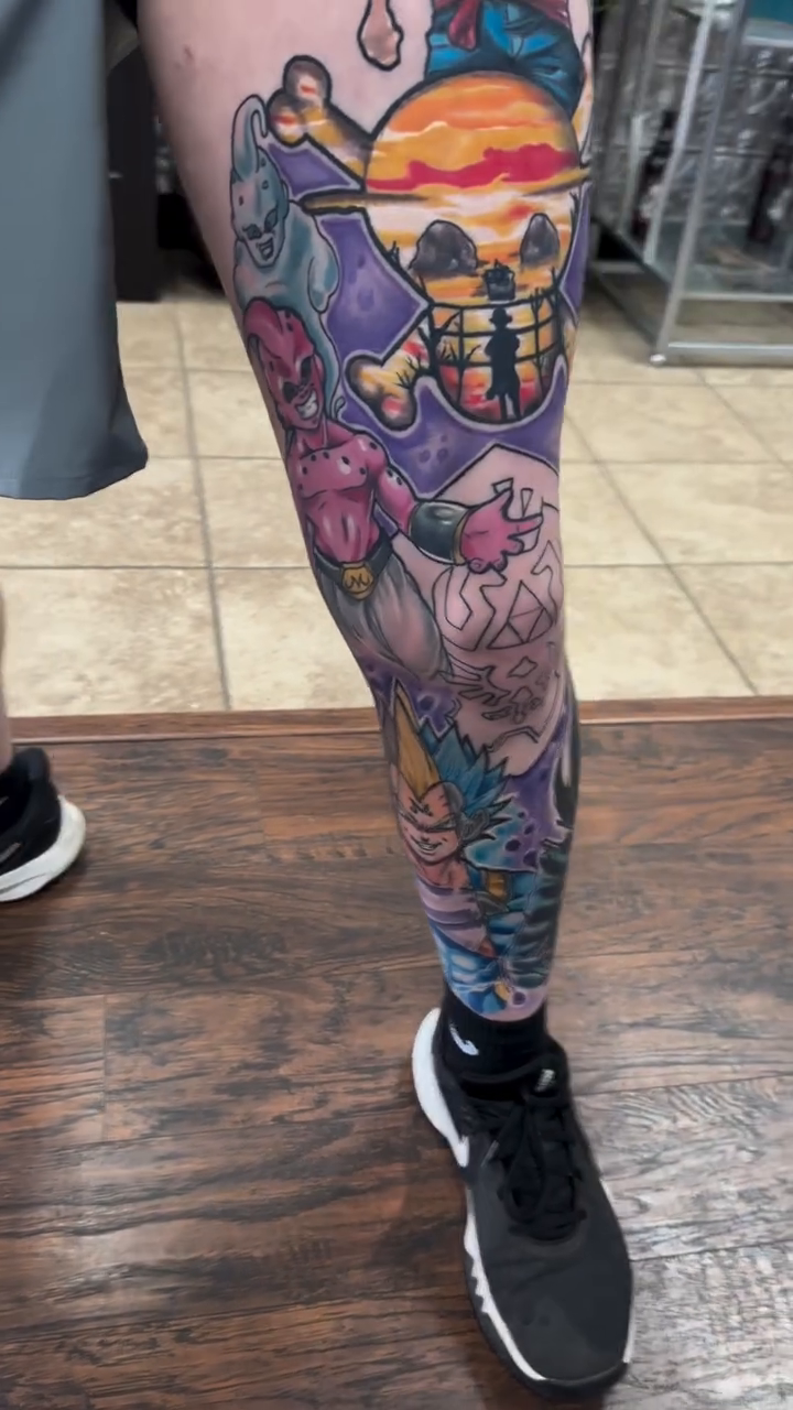 Tattoo by @tattoosby_jim — new_school, anime