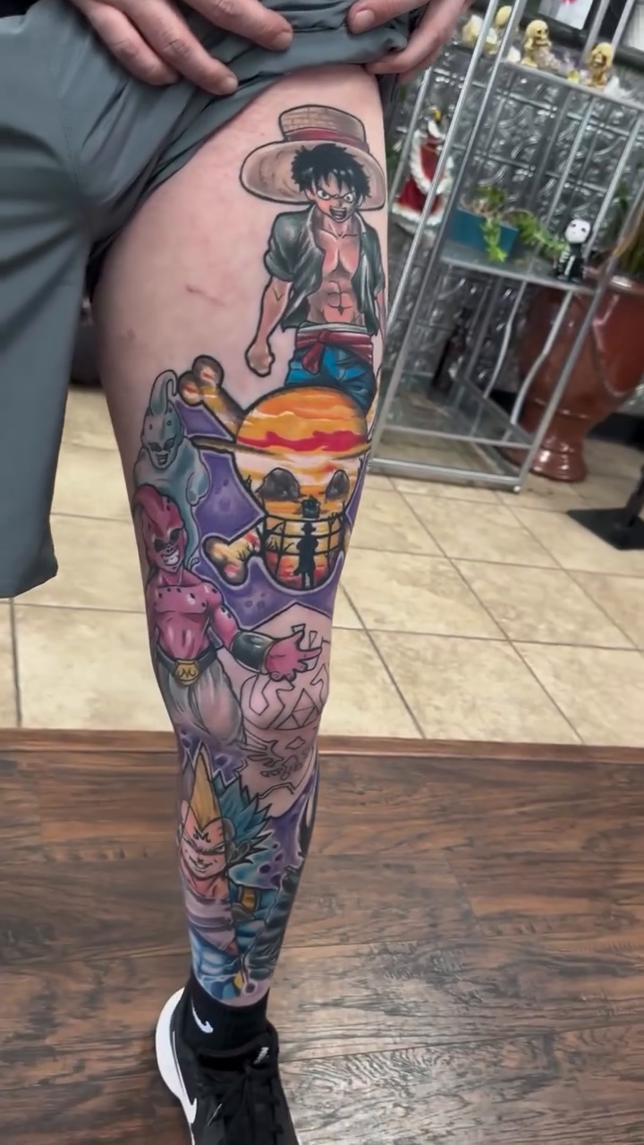Tattoo by @tattoosby_jim — anime, new_school