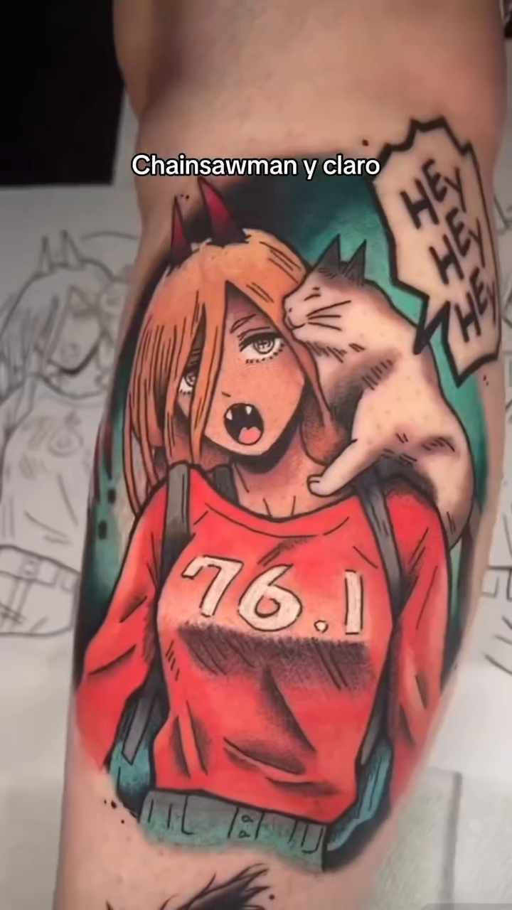 Tattoo by @skeleto.regnare β anime