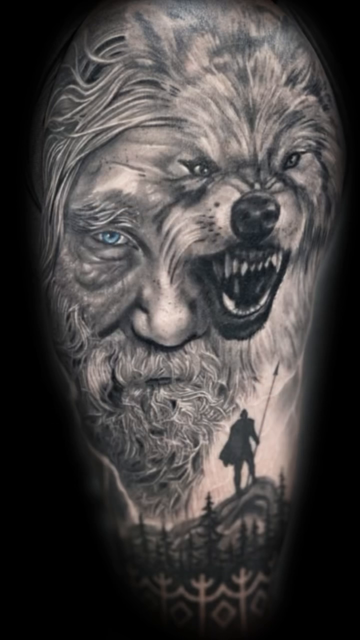 Tattoo by @karrissastitttattoos — realism, black_and_grey