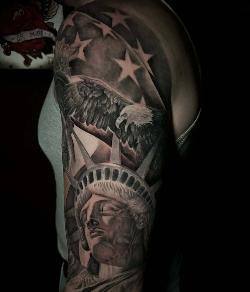 Tattoo by @mrlanecollins — realism, black_and_grey