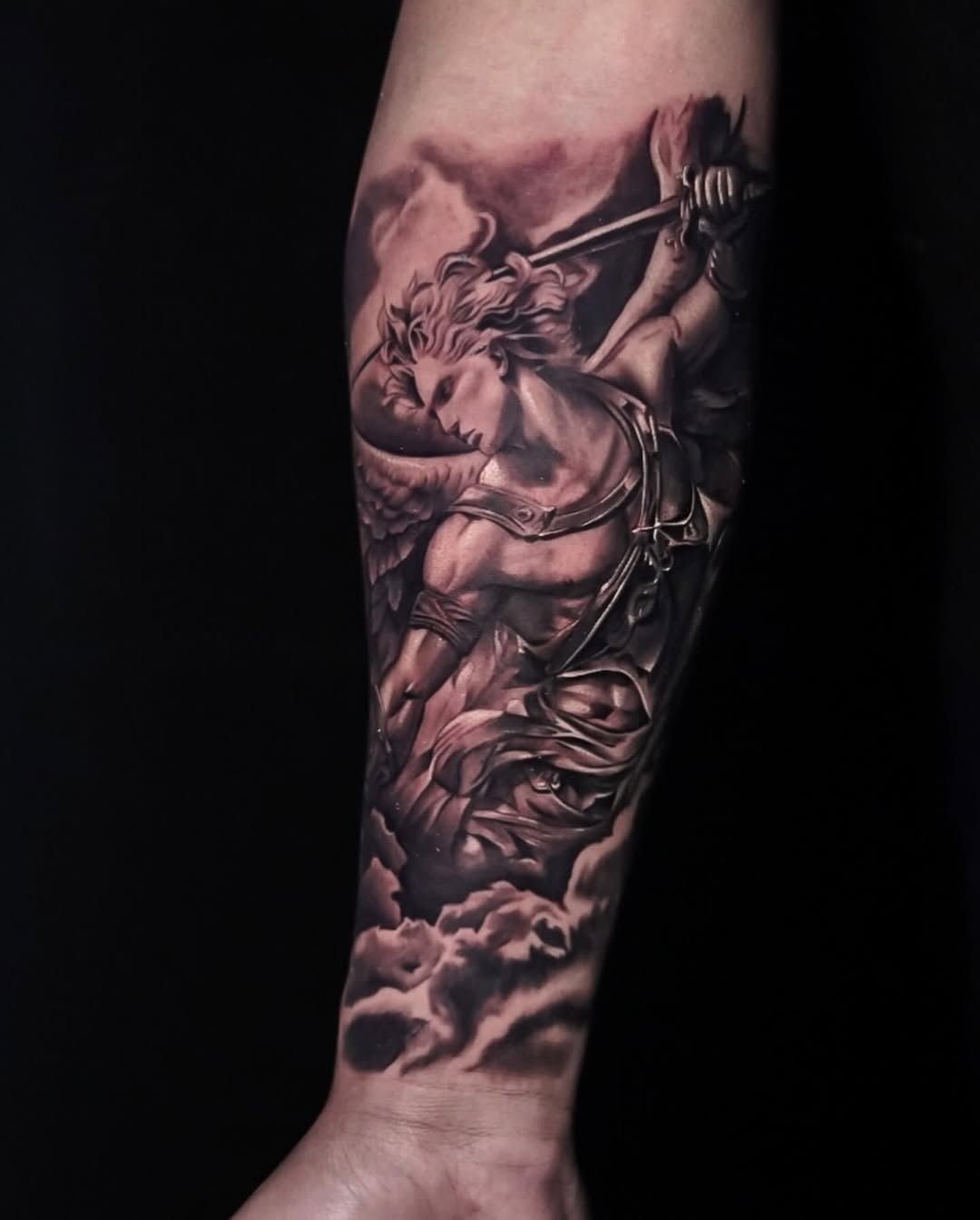 Tattoo by @nonametattoolv — realism, black_and_grey