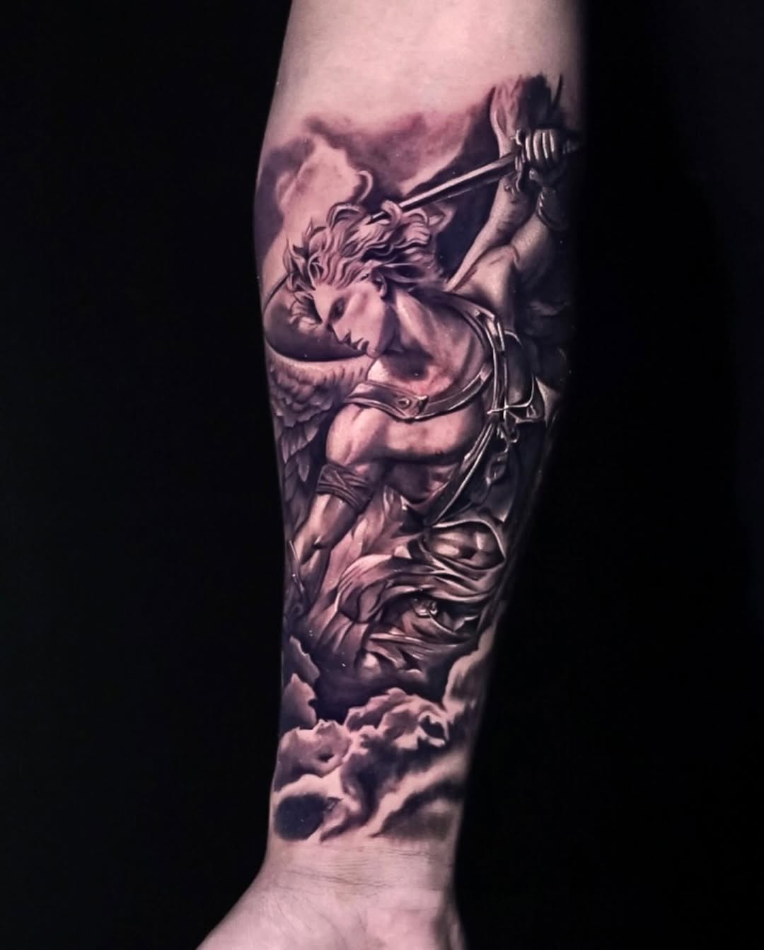 Tattoo by @nonametattoolv — realism, black_and_grey