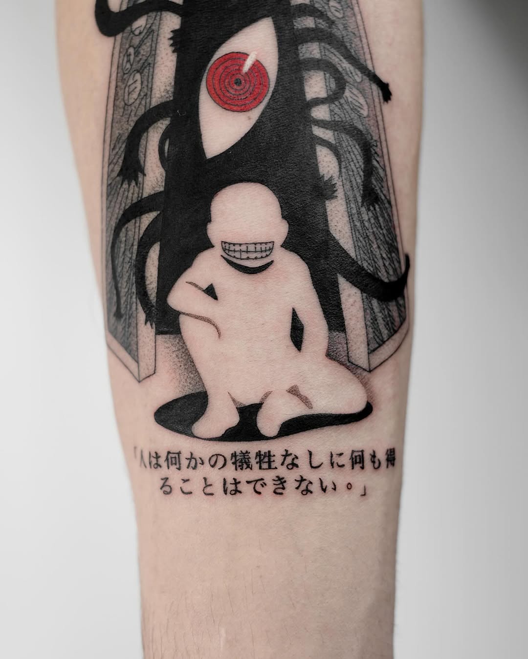 Tattoo by @rika.loli.lady — blackwork, lettering_script