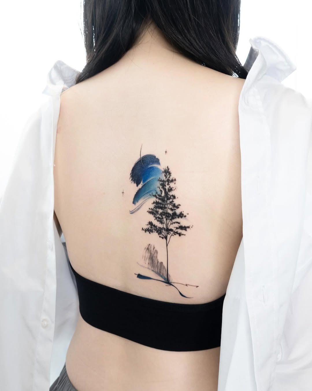 Tattoo by @tattooist_today_do โ fine_line, watercolor